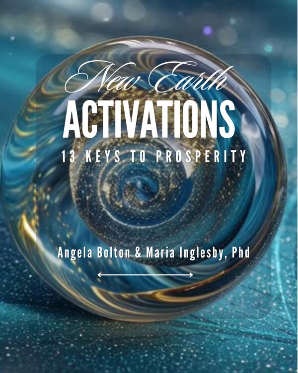 Cover art for the New Earth Activations series, 13 Keys to Prosperity